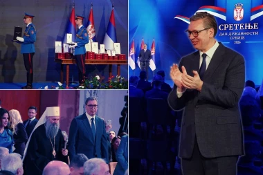 OVO SU SVI DOBITNICI ODLIKOVANJA POVODOM DANA DRŽAVNOSTI: Vučić najistaknutijim pojedincima i institucijama uručio ordenje i medalje (FOTO, VIDEO)