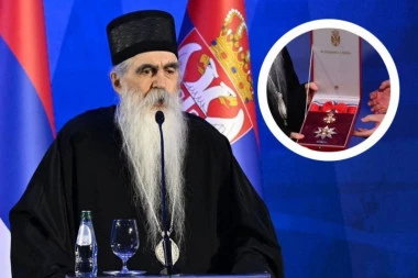 "CRKVA JE JEDAN OD NAJVAŽNIJIH STUBOVA NAŠEG IDENTITETA, ISTORIJE I DRŽAVNOSTI": Poručio je vladika Irinej nakon što mu je uručen Sretenjski orden