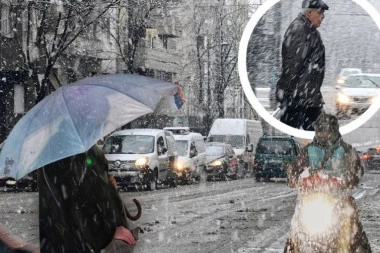 SNEG ĆE OPET OKOVATI SRBIJU! Susnežica i ledena kiša padaće CEO DAN, očekuje se formiranje belog pokrivača i do 20 centimetara!