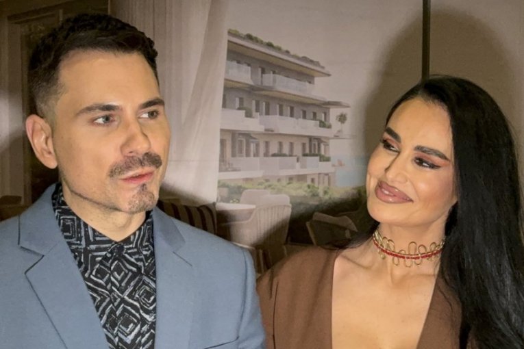 Bojan Bjelić i Indi Aradinović na promociji albuma Nadice Ademov