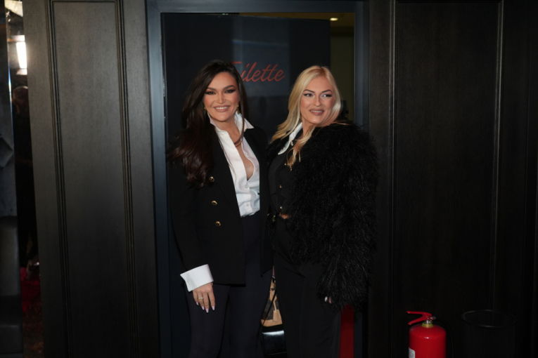 Tamara Milutinović i Goga Gačić na promociji albuma Nadice Ademov