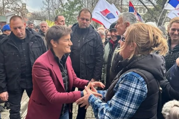 VELIČANSTVEN DOČEK ZA ANU BRNABIĆ U ŠIDU! Narod se okupio u ogromnom broju, predsednica Skupštine jasna: "Što su blokaderi ekstremniji, mi moramo biti hrabriji!" (FOTO)