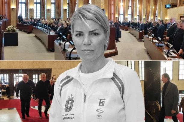 SAHRANA TATJANE JEČMENICE: Strašan dan za srpski sport u Novom Sadu! (FOTO, VIDEO)