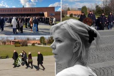 SAHRANJENA TATJANA JEČMENICA: Strašan dan u Novom Sadu, zbog bivše teniserke groblje je bilo puno! (FOTO, VIDEO)