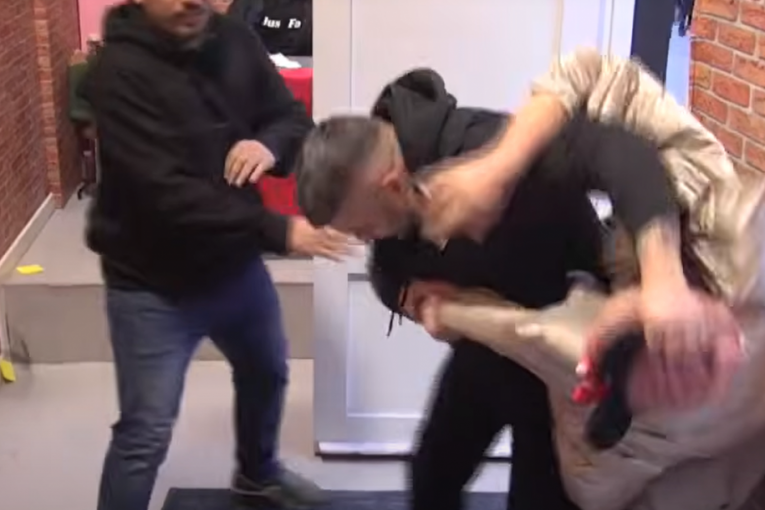 Tuča Uroša Stanića i Asmina Durdžića