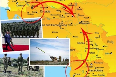 OTKRIVEN PLAN VOJNOG PAKTA TIRANA-PRIŠTINA-ZAGREB! Udar na Srbiju iz dva pravca!