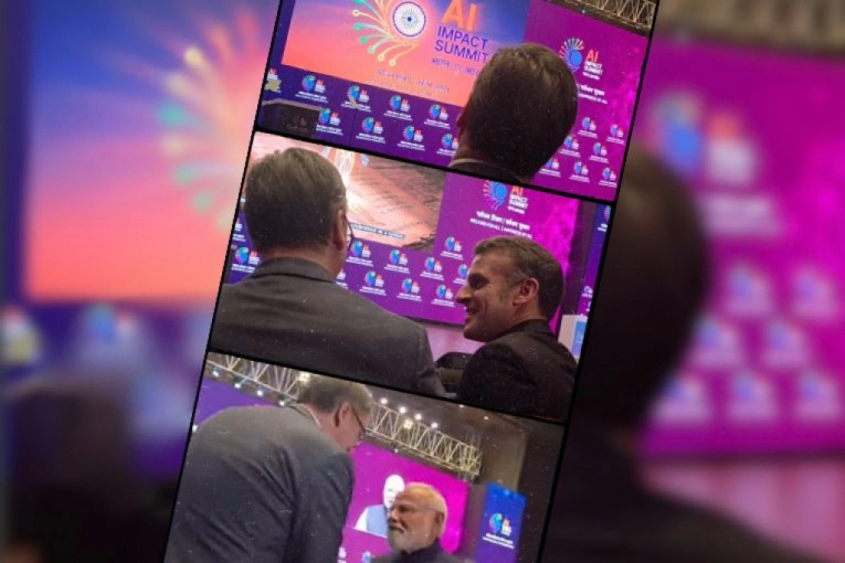 RAME UZ RAME SA MAKRONOM I MODIJEM: Vučić među najistaknutijim svetskim liderima na otvaranju istorijskog Samita o veštačkoj inteligenciji! (VIDEO)