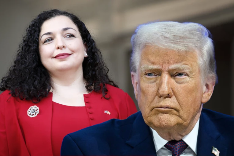 SPOMENUO SRBIJU, ONA ODMAH SKOČILA KAO OPARENA: Evo kako se Tramp ophodi prema Vjosi Osmani