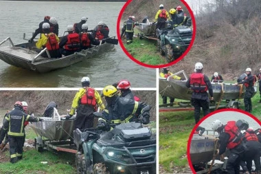 NASTAVLJA SE POTRAGA ZA RIBARIMA KOD LESKOVCA! Vatrogasci na terenu - Češlja se celo jezero Barje, Stefan i Slaviša nestali bez traga!