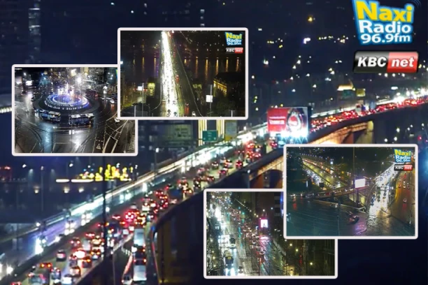 POTPUNI KOLAPS U BEOGRADU! Kiša napravila PAKAO u špicu, mostovi blokirani, saobraćaj STOJI: Pogledajte gde su najveće kolone! (FOTO)
