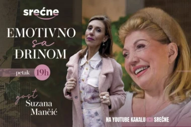 EMOTIVNO SA DRINOM: Iza osmeha SUZANE MANČIĆ krije se najveći STRAH - "O tome razmišljam već deset godina" (VIDEO)