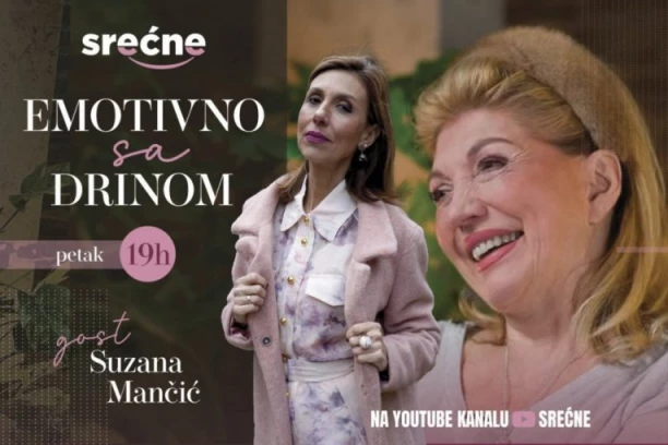 EMOTIVNO SA DRINOM: Iza osmeha SUZANE MANČIĆ krije se najveći STRAH - "O tome razmišljam već deset godina" (VIDEO)