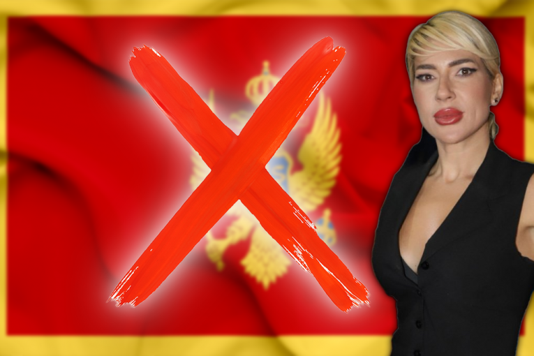 Jovana Jeremić zabranjena u Crnoj Gori