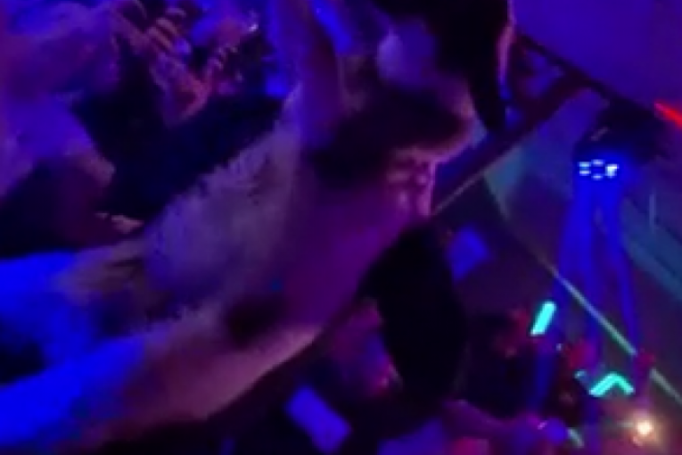 Designerica izveo jagnje na binu