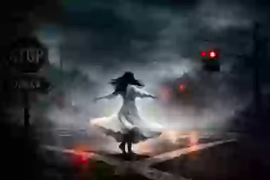 ŽENA U BELOM SEJE STRAH U LOZNICI?! Meštani izbezumljeni - ona u sablasnoj tišini IGRA noću na raskrsnicama!