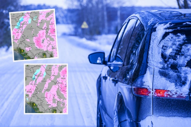 LEDENA MASA PRODIRE KA BEOGRADU! Zna se tačan sat kada kreće sneg u prestonici! Istok Srbije je već pod udarom, a posle ponoći nastaje NOVI PROBLEM! (RADARSKI SNIMCI)