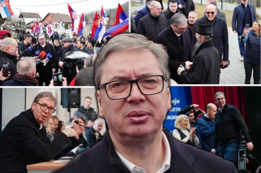 VUČIĆ U KLADOVU: Obezbeđen novac za brzu saobraćajnicu, menjamo 100 km vodovoda i otvaramo fabriku za dame! "OBOJENA REVOLUCIJA IM NEĆE PROĆI, DRŽAVA NIJE IGRAČKA!" (VIDEO)