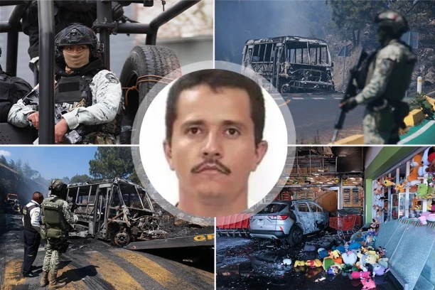 MAFIJA U MEKSIKU KIDNAPOVALA DRŽAVU! BESNI RAT na ulicama nakon ubistva vođe NAJKRVAVIJEG kartela, ulice SPALJENE, broje se mrtvi, okrutni vojnici vrše TEROR (FOTO, VIDEO)