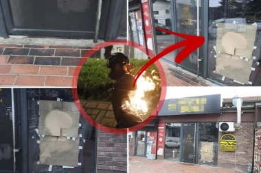 OVO JE LOKAL NA KOJI JE BAČEN MOLOTOVLJEV KOKTEL NA VOŽDOVCU! Republika na licu mesta: "Moj unuk je ovde od pre mesec dana!" (FOTO, VIDEO)