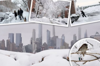 LEDENA APOKALIPSA SE SRUČILA NA ZEMLJU! Više od 2.000 letova OTKAZANO, škole ZATVORENE, sneg ZATRPAO gradove, nova oluja preti da POGORŠA situaciju! (FOTO, VIDEO)