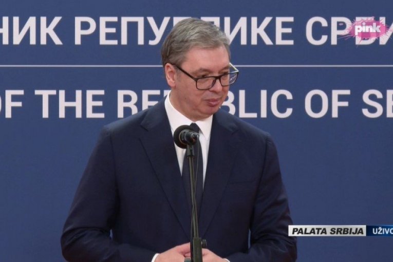 Obraćanje predsednika u Palati Srbija