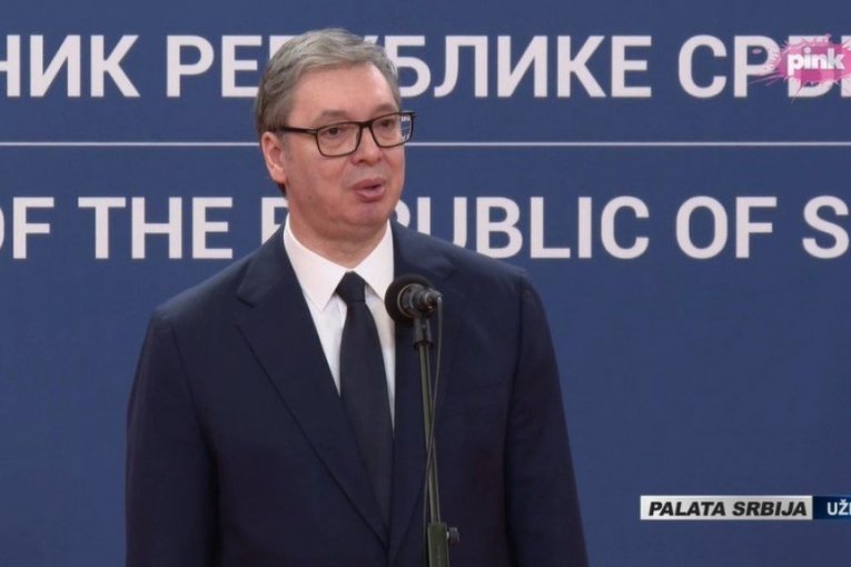 Obraćanje predsednika u Palati Srbija