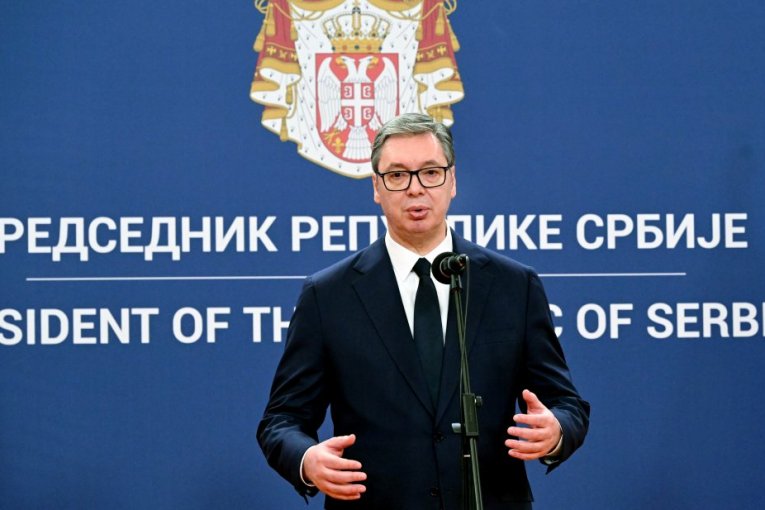 Obraćanje predsednika u Palati Srbija