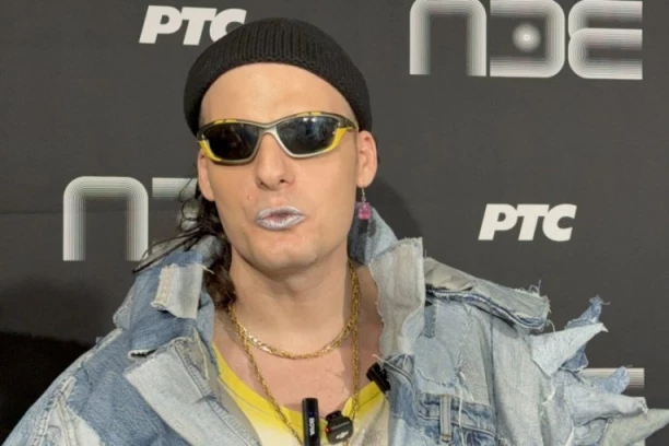 NAŠMINKAN MUŠKARAC SA KOSTURSKOM GLAVOM: On je kriv što se saznalo za pad krana na RTS, sve otkrio!