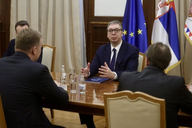 ŠTA SE GOVORILO IZA ZATVORENIH VRATA? Završen sastanak Vučića i Sorensena (FOTO)