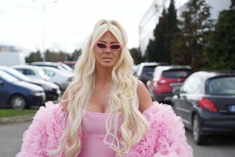 Jelena Karleuša na snimanju "Pinkovih zvezda"