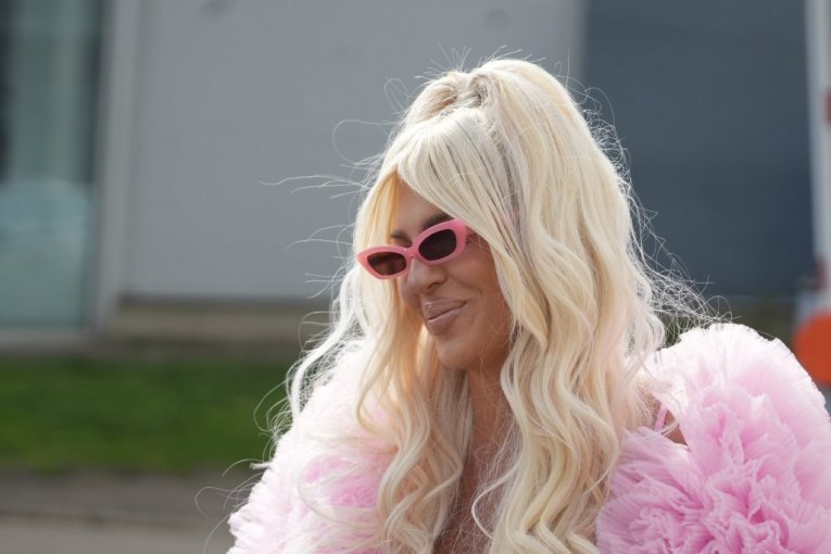 Jelena Karleuša na snimanju "Pinkovih zvezda"