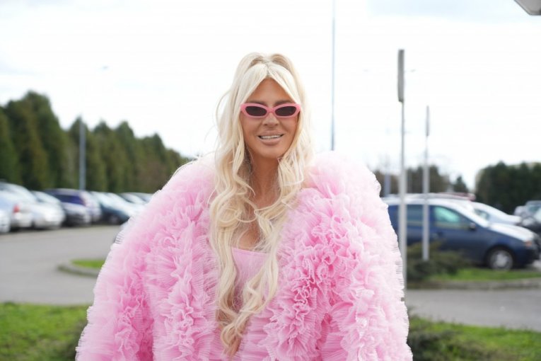Jelena Karleuša na snimanju "Pinkovih zvezda"