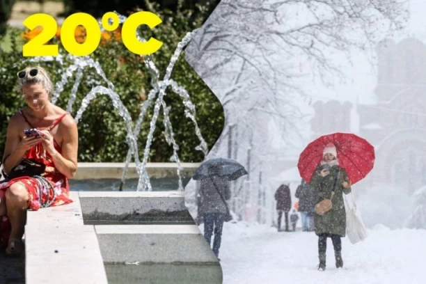 SRBIJU ČEKA VREMENSKI ŠOK! Posle 20°C stiže SIBIRSKA OSVETA: Brutalni prodor arktičkog vazduha i nova mećava!