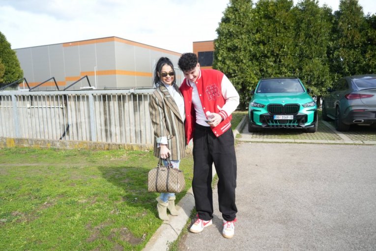 Tina Ivanović na snimanju "Pinkovih zvezda"