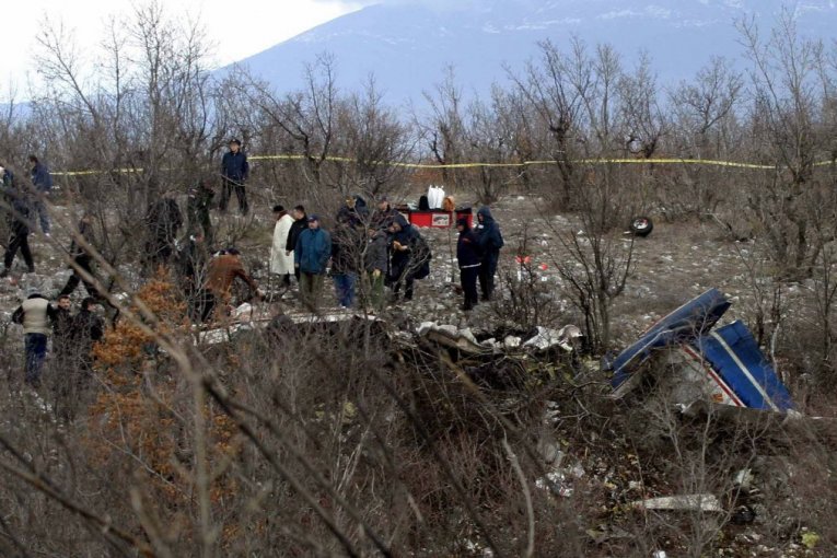 Pad aviona u kojem je nastradao Trajkovski