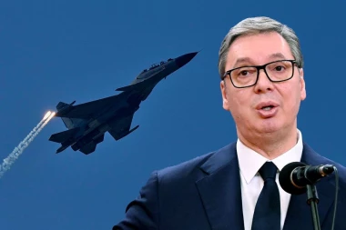 VELIKA ČAST ZA VUČIĆA! Avion predsednika u vazdušnom prostoru Kazahstana sačekali avioni suhoj