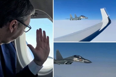 OGLASIO SE VUČIĆ: Ovo je velika čast, u pratnji lovaca su-30 stižemo u prelepu Astanu (VIDEO)