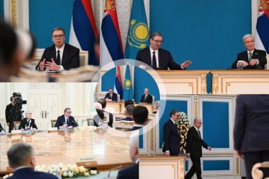 KAZAHSTAN IMA IZUZETNU BUDUĆNOST: Vučić iz Astane: Mi iz Srbije mnogo toga možemo da učimo od vas!