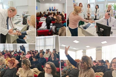 KARAVAN ZDRAVLJA U SVILAJNCU: Građani u velikom broju na besplatnim preventivnim pregledima i tribini o očuvanju srca i zdravlja