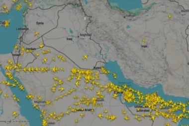 PUSTOŠ! Ovako izgleda NEBO nad Iranom posle napada Amerike i Izraela (FOTO)