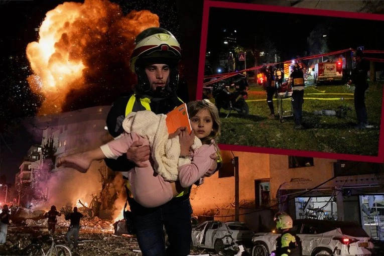 SASULI NOVE PROJEKTILE NA IZRAEL! Novi talas iranskih raketa – ima ranjenih u Tel Avivu!