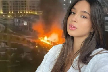 ĐINA DŽINOVIĆ SE HITNO OGLASILA IZ POGOĐENOG PODRUČJA! Bačene bombe kraj njenog smeštaja, LUKSUZNI HOTEL GUTA PLAMEN! (GALERIJA, VIDEO)
