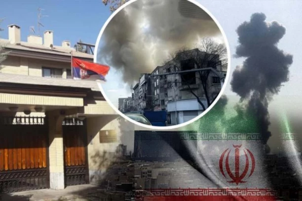 OŠTEĆENA AMBASADA SRBIJE U TEHERANU! Srča svuda, razlupani prozori!