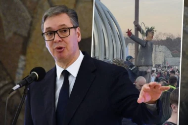 "BITI RASPET NA KRST OD NAJGORIH U SRBIJI, PONOS JE I PODSTREK"! Oglasio se Vučić nakon jezivih scena u Nišu! (VIDEO)