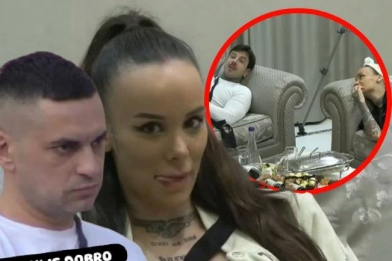 "UBIĆE ILI NJU ILI SEBE!" Kamera uhvatila TAJNE SIGNALE Teodore i Filipa, produkcija PUSTILA CEO SNIMAK! (GALERIJA)