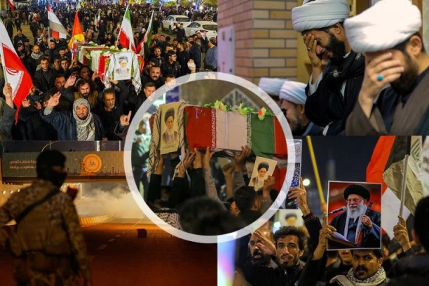 IRAN U PLAMENU POSLE SMRTI VOĐE! Desetine hiljada na ulicama zbog ubistva Alija Hamneija, prete OSVETOM Americi i Izraelu dok region KLJUČA! (FOTO)