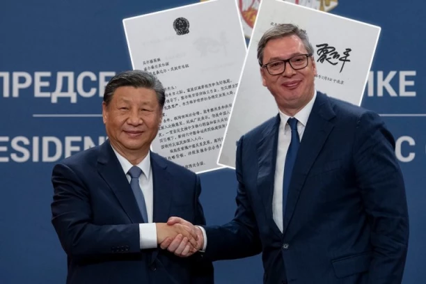DOKAZ ČELIČNOG PRIJAZTELJSTVA! Si Đinping prvi poslao čestitku Vučiću povom rođendana koju je svojeručno potpisao! (FOTO)
