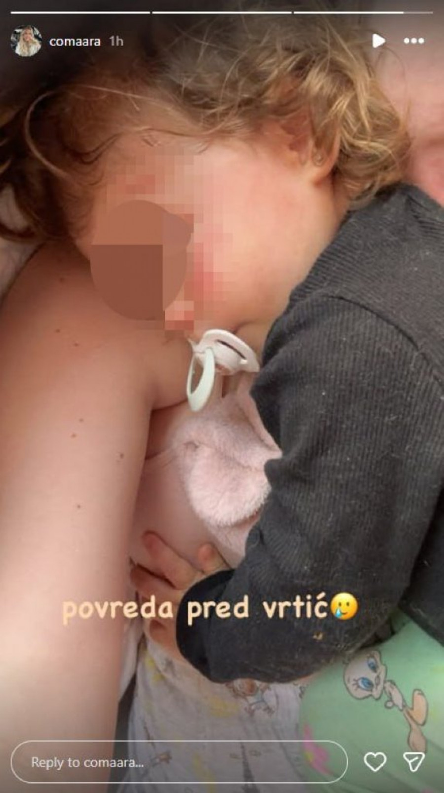 MALA BARBARA U RANAMA! Osvanula zabrinjavajuća fotka ćerke Milice Veličković! OVO TERZA NE SME DA VIDI! (FOTO)