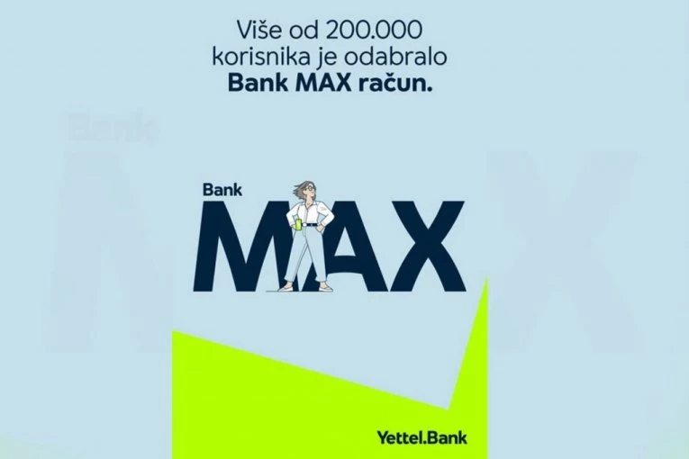 200.000 RAZLOGA ZA SLAVLJE: YETTEL BANK PROSLAVLJA 200.000 BANK MAX KORISNIKA