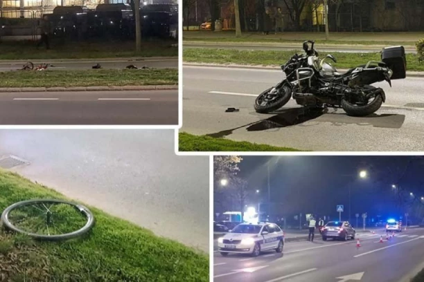 UHAPŠEN BAHATI MOTOCIKLISTA IZ NOVOG SADA! Pokosio biciklistu na pešačkom prelazu, čovek preminuo u bolnici!
